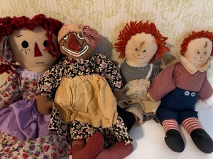 lot 524 image: Handmade Dolls