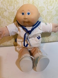 lot 527 image: Cabbage Patch Doll in Sailor Clothes