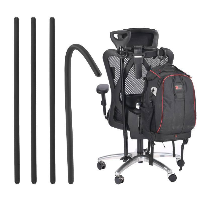 lot 28945 image: 4 Pcs Flexible Walking Stick Stand for Table - Cane Holder with Fixation Grabber Hook Attachments for Walker, Rollator, Mobility Scooter, Wheelchair - Accessory to Hang & Hold Items Within Reach