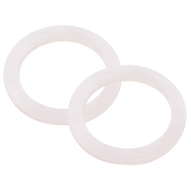 lot 29035 image: DERNORD Silicone Washer Gasket Sealing O Rings Inner Diameter 38mm  1.5 (Pack of 2)