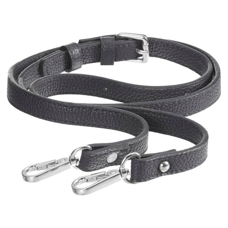 lot 29037 image: uxcell Leather Purse Strap, Leather Adjustable Replacement Strap for Shoulder Bag Handbag Purse, 0.6 Wide, 41-51 Long (Grey)