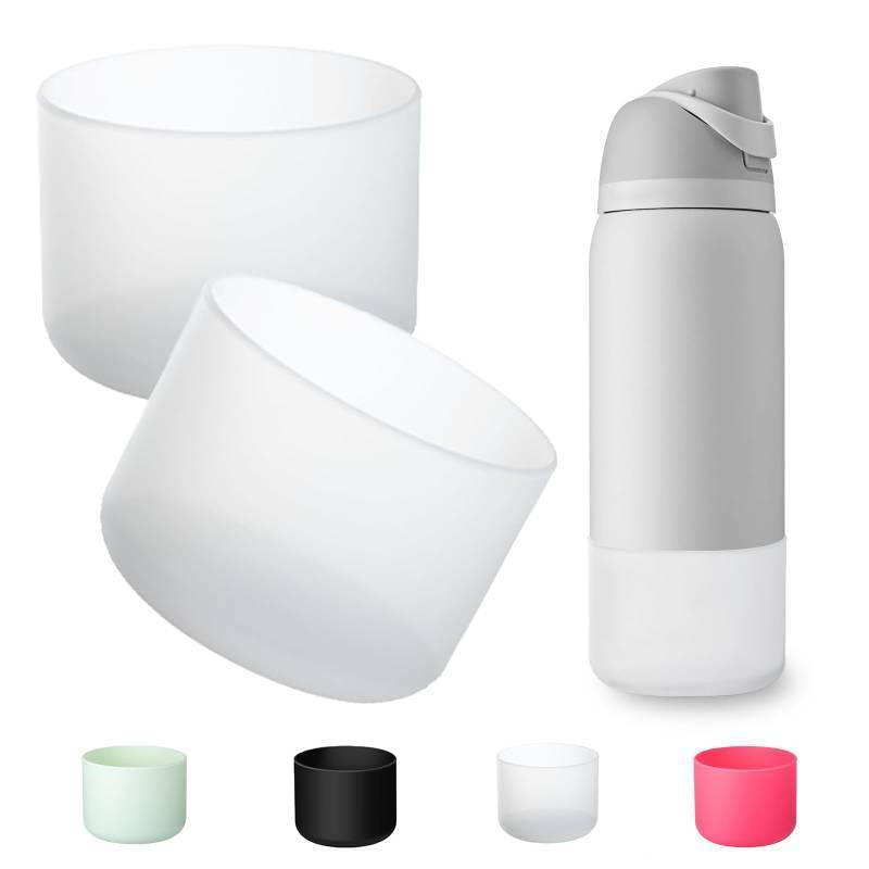 lot 29057 image: LONPARRY 1-PC Silicone Boot for Owala Water Bottle 32oz, Boot for Owala 32 oz Bottles Accessories - Protector Sleeve Anti-Slip & Scratch Rubber Bottom Cover for Free Sip,Twist,Flip Water Bottles