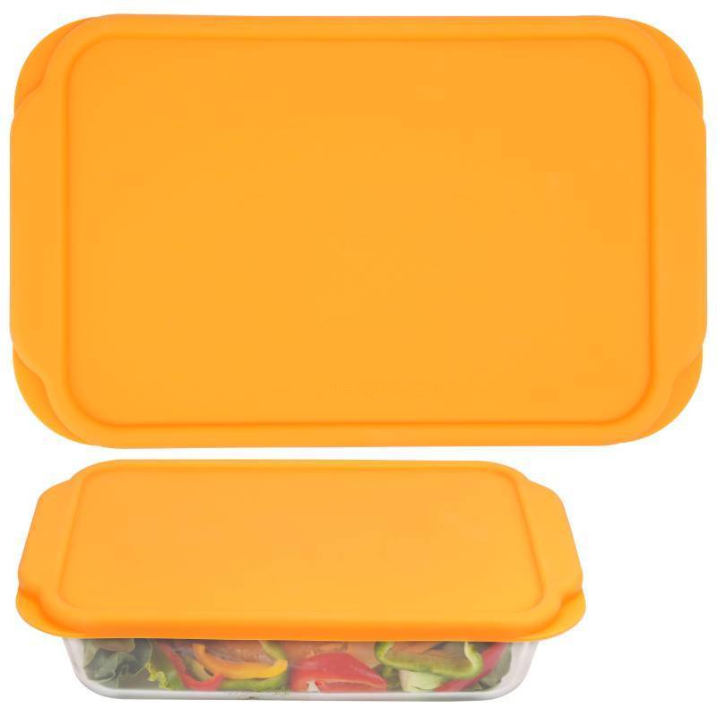 lot 39285 image: Purekra Silicone Lids for Pyrex 233��233-D Glass Baking Dish, 1 Pack Silicone Lid for Pyrex Glass Baking Dish, Dishwasher & Freezer & Microwave Safe (Baking Dish Not included)