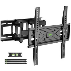 lot 3812 image: USX MOUNT Full Motion TV Wall Mount for Most 32-70 inch TVs up to 99 lbs, Wall Mount Bracket with Dual Articulating Arms, Swivel, Tilt, Max VESA 400x400mm, TV Mount Fits 1216 Wood Studs