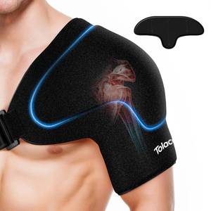 lot 24092 image: Shoulder Ice Pack Wrap with Triple Coldfocus Expert Gel for Long-Lasting Rotator Cuff Cold Therapy, Shoulder ice Brace Rotator Cuff Cold Therapy for for Pain Relief, Post Recovery (Universal)
