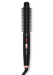 lot 24107 image: Farery 1 Inch Thermal Brush Curling Iron for Smooth Natural Curls Anti-Scald Hard Bristles, Lightweight, One-Button Start, Dual Voltage Travel Hair Tool with 360° Swivel Cord, 410°F Fast Heat