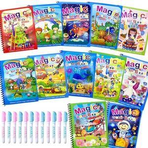 lot 29446 image: Dduolammng 12 Pack Water Coloring Books, Reusable Water Painting Book for Toddlers, Educational Learning Kits Gifts