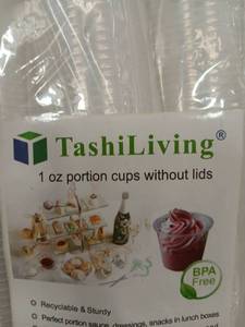 lot 29507 image: Tashi Living Portion Cups Without Lids 1oz 400pk
