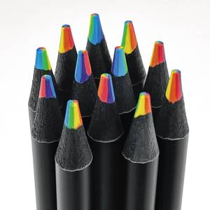 lot 29519 image: OHOME Valentines Day Gifts for Kids - 12 Rainbow Colored Pencils - Valentines Games Crafts for kids,Art Supplies Drawing Kit for Teen Girl Gift Trendy Stuff  Easter Basket Stuffers