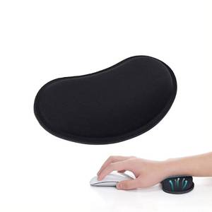 lot 29520 image: MXCOIRTP Wrist Rest for Mouse, Ergonomic Memory Foam Wrist Cushion Support Pad, Mouse Wrist Pad with Non-Slip Base for Typing Pain Relief, Office, Home, Gaming, Computer, Black