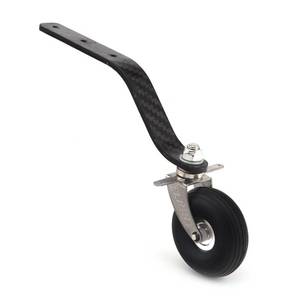 lot 39594 image: ZYHOBBY 1Set 100CC Gas RC Airplane Carbon Fiber Tail Wheel Set  1.75 PU Wheel