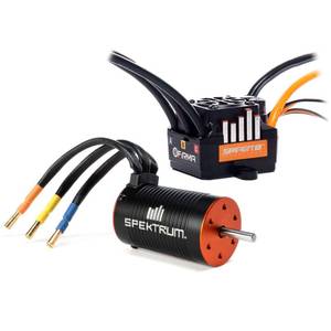lot 48237 image: Spektrum Firma 85A Brushless Smart ESC  3300Kv Sensorless Motor Combo, SPMXSEMC01, Black