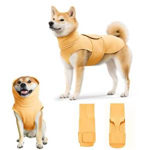 lot 48261 image: Dog Anxiety Calming Vest Adjustable Turtleneck Thunder Shirt Jacket for Fireworks, Separation, Vet Visits, Pet Hoodie for Large Medium Dogs
