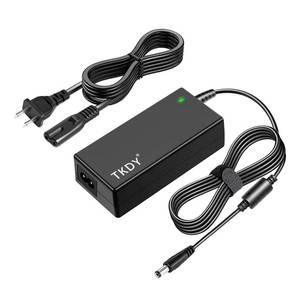 lot 48263 image: TKDY 24V 2.5A Power Supply Adapter fit for 24V LED Light Strips, Soundbar, Printer, Electronic Cutting Machine etc. AC 100-240V to DC 24 Volt 2.5 Amp 60W Converter with 5.5  2.5mm DC Plug Tip.