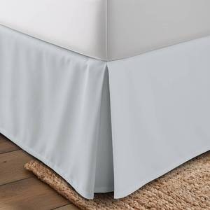 lot 48274 image: Utopia Bedding Queen Bed Skirt - Soft Quadruple Pleated Ruffle - Easy Fit with 16 Inch Tailored Drop - Hotel Quality, Shrinkage and Fade Resistant Queen, Light Grey