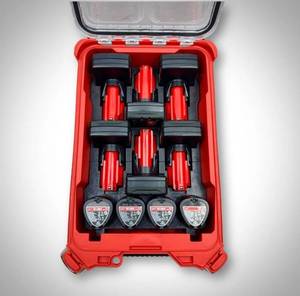 lot 48303 image: Packout Compact Insert For Milwaukee M12 Batteries CP & XC Compact Organizer Tool Accessory