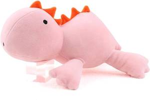 lot 211288 image: Weighted Dinosaur Plush Throw Pillowd 24 3.5lbs, Pink Dinosaur Weighted Stuffed Animal, Cuddle Plushies for Kids Birthday