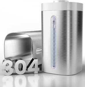 lot 311183 image: Jack & Rose Stainless Steel Humidifier, Easy to Clean, Dishwasher Safe, Cool Mist Humidifiers for Bedroom