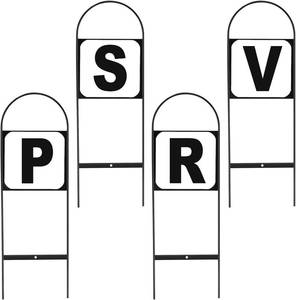 lot 411134 image: Soaoo Dressage Letters Arena Markers Dressage Equipment for Equestrian Athletes and Events, Black