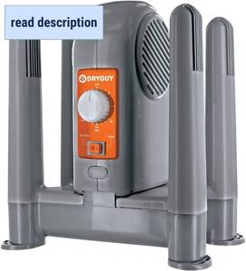 lot 211275 image: DryGuy Shoe, Boot, Garment & Gear Electric Dryer, Quick Drying for Ski, Work, Sports Equipment Energy Efficient, Odor Eliminating Design, Home or Garage Use,4 Port, Heat  Fan (Dry time 1-3hrs)