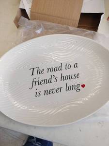 lot 20020 image: Temp-Tations Porcelain Serving Plate