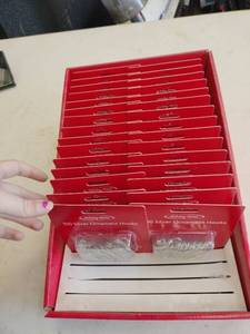 lot 20049 image: Holiday Home 100 Silver Ornament Hooks - 30 Pack