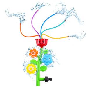 lot 20060 image: Spinning Sprinkler 1PC Random Color Water Spray Toy Backyard Spinning Sprinkler Outdoor for Yard 38 X 8 X 4 cm