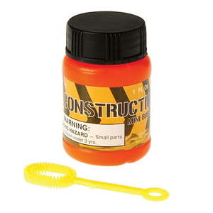 lot 20071 image: Construction Mini Bubbles (24 Count)