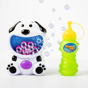 lot 20083 image: Dog Bubble Machine for Kids & Pets, Automatic Puppy Bubble Blower with 4oz Bubble Solution,Fun Dog Toys & Kids Games, IndoorOutdoor Play, Birthday Gift, Puppy Party Favors