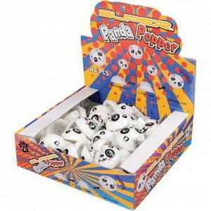 lot 20091 image: US Toy MX556 Rubber Panda Poppers Toy - Bulk Bag