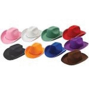 lot 20097 image: U. S. Toy White Kids Cowboy Hat  Felt Cowgirl Hat for Girls and Boys  Dress-Up and Costume Parties  Perfect for Halloween  Adult Sized  1-Pack  3 Years & Older