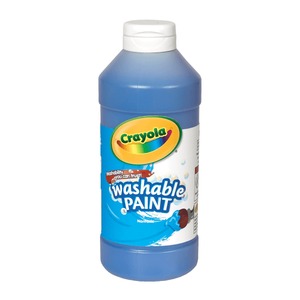 lot 20114 image: Crayola Washable Paint  Blue  16 oz