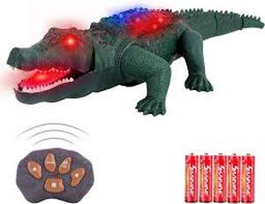 lot 20184 image: Remote Control RC Toy with LED Lights for Kids and Toddlers 3 to 12 Years Old Boys and Girls (Alligator)