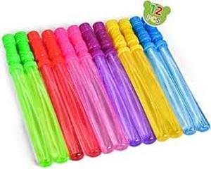 lot 20058 image: FunLittleToys Bubble Wands - 12 Pcs