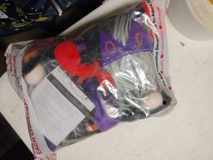 lot 2045 image: 2 Pk Large Halloween Gnomes