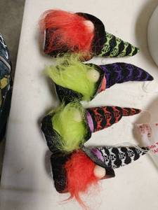 lot 2066 image: Set of 4 Mini Halloween LED Gnomes