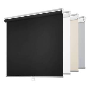 lot 2077 image: ChrisDowa Cordless Free-Stop 100% Blackout Blinds for Windows, Roller Windows Shades with Thermal Insulated, UV Protection Fabric for Living Room, Office and Home. Easy to Install.Black,30 W X 72 H