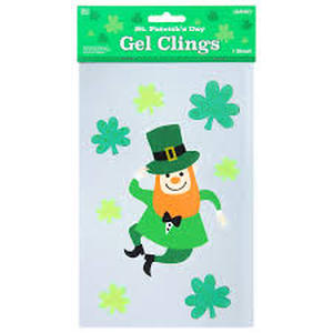 lot 2012 image: Kroger St Pattys Day Gel Clings