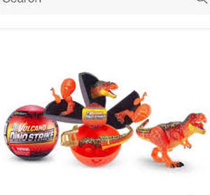 lot 2017 image: 5 Surprise Dino Strike Volcano Series 4 Mystery Collectible Capsule - 24 ct