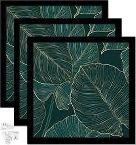 lot 2053 image: keibiubu Black Picture Frame Set of 3, 16x16 Picture Frame for Square Photo Poster Canvas Certificate Document Display Horizontally or Vertically High Transparent Wall Gallery(Size 16 x 16 inches)