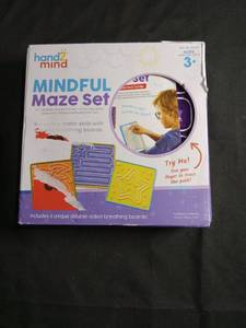 lot 1020 image: Hand2Mind Mindful Maze Set Educational Toy