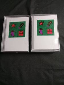lot 1038 image: Handmade Holiday Greeting Card Set