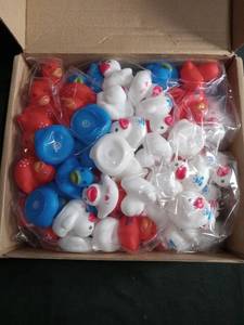 lot 1064 image: Patriotic Rubber Duck Set - 100 Pieces