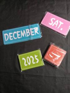 lot 1092 image: Colorful Calendar Card Set