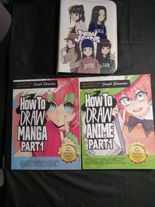 lot 1096 image: How to Draw Manga & Anime Set by Joseph Stevenson