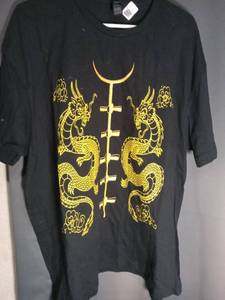 lot 1101 image: Chinese Dragon Graphic T-Shirt 2XL