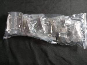 lot 1131 image: Kitchen Cabinet Hinges - 12 Pack Self Closing