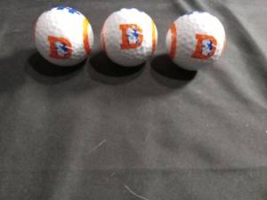 lot 1133 image: Denver Broncos NFL Logo Golf Balls