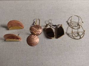 lot 12509 image: Mixed Metal Dangle Earrings Collection