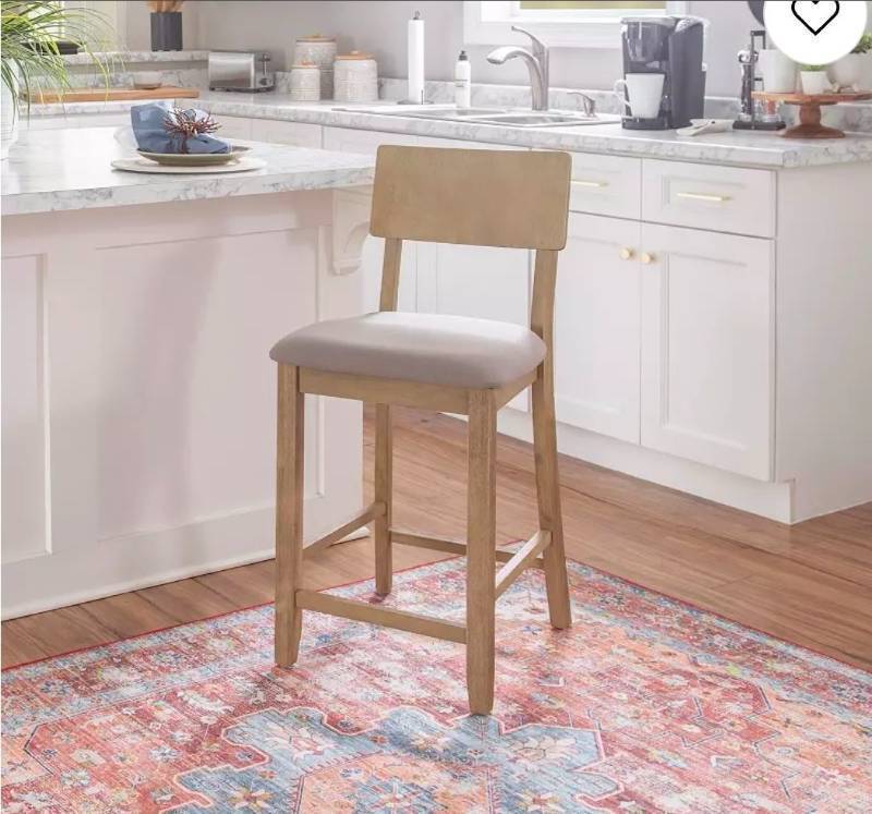 lot 17 image: Linon Jorissen Counter Stool 1pc - Retail $60